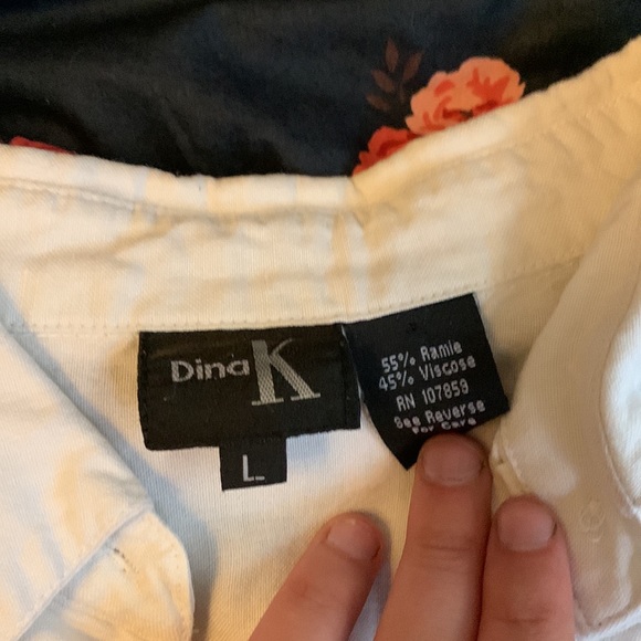 polka dot button down - Picture 2 of 3